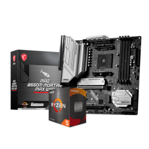 AMD R5/R7 3600 5600X 5700G 5800X搭华硕B450B550主板CPU套装 微星B550M MORTAR MAX WIFI R5 5600G(散片)套装(带核显)