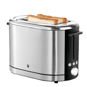 WMF福腾宝烤面包机全自动家用多功能多士炉不锈钢烤吐司机烤面包片机7档双面烘烤自带烘烤支架
