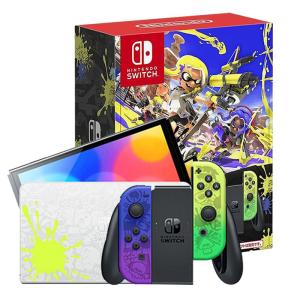 日本直邮Nintendo/任天堂 Switch OLED喷射战士3特别限定版游戏机