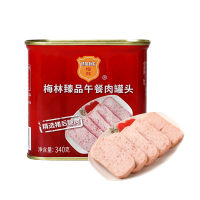 梅林午餐肉罐头 臻品午餐肉340g*5罐 方便面螺蛳粉火锅搭档 早餐食材