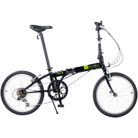 大行（DAHON）经典D6折叠自行车20英寸6速成人休闲单车 KBC061 丽面黑