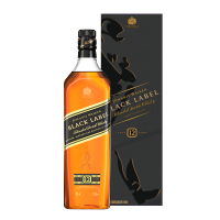 尊尼获加（JOHNNIE WALKER）苏格兰 威士忌 黑牌 黑方 调和型 洋酒 进口 尊尼获加黑牌1L*1瓶