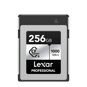 雷克沙（Lexar）256GB CFexpress Type B存储卡 读1750MB/s 富士佳能尼康适配 8K超清录制 cfe卡（SILVER）