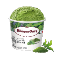 哈根达斯（Haagen-Dazs）经典抹茶口味冰淇淋 100ml/杯
