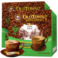 旧街场（OLDTOWN）速溶榛果白咖啡马来西亚进口三合一咖啡粉1520g（38g*40条）饮料