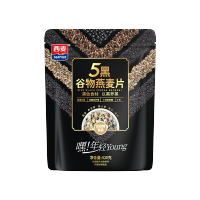 西麦5黑混合谷物燕麦片520g 冲饮谷物代餐即食营养早餐无额外添加蔗糖