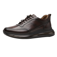 S.T.Dupont都彭男士运动鞋免系带爆米花有弹性舒适户外跑步鞋E31185932 咖啡色 38欧码