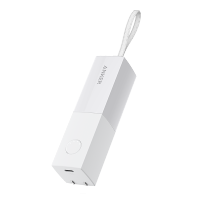 ANKER安克充电宝充电器二合一能量棒20W快充带插头迷你移动电源可折叠可上飞机 苹果13/12/安卓小米 白