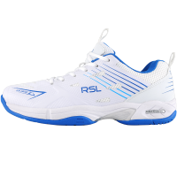 RSL亚狮龙专业羽毛球鞋男女运动鞋RS0123防滑耐磨碳片支撑 RS0123白蓝 男女同款 44