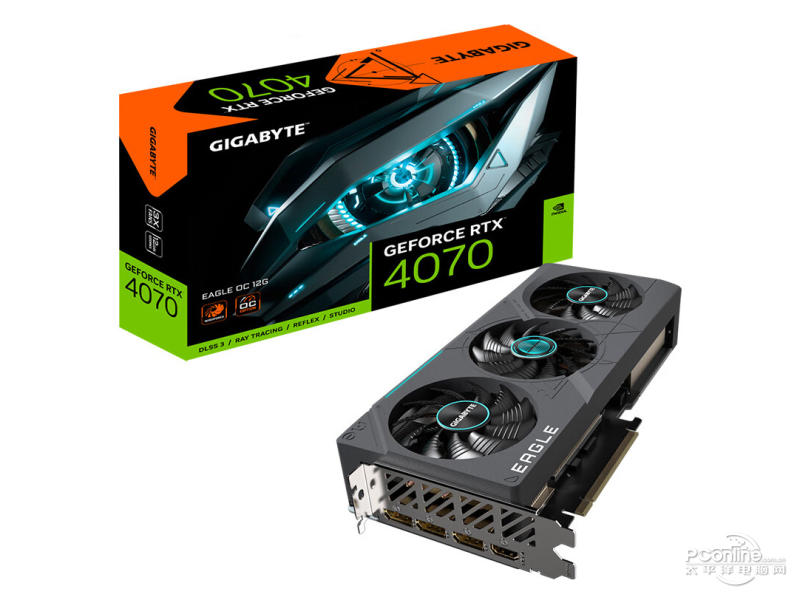 技嘉GeForce RTX 4070 EAGLE OC 12G