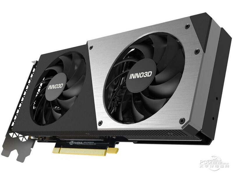 映众GeForce RTX 4070 曜夜 X245度正面