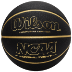 Wilson 威尔胜 NCAA HIGHLIGHT BLGO BSKT PU篮球 WTB067519IB07CN 黑色/金色 7号/标准
