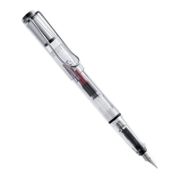 凌美（LAMY）钢笔签字笔 生日节日礼物学生成人练字文具 德国进口 自信系列墨水笔 全透明质感 F0.7mm