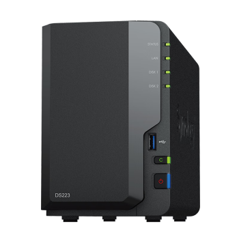 ȺͣSynology DS223 ĺ 2λ NAS洢 ˽  ļԶͬ