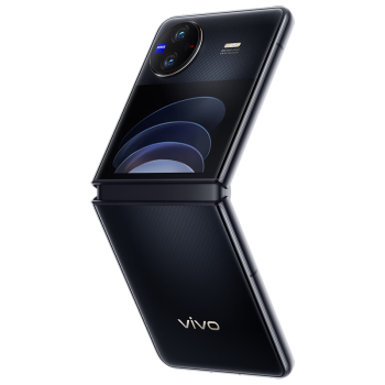 vivo X Flip 12GB+512GB 钻黑 轻巧优雅设计 魔镜大外屏 悬停蔡司影像 骁龙8+ 芯片 5G 折叠屏手机 xflip