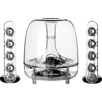 哈曼卡顿 SoundSticks III 水晶3代音响 电脑/电视音箱七夕情人节礼物送女友送男友 室内桌面音响 多媒体低音炮