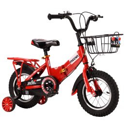 凤凰（Phoenix）儿童自行车宝宝脚踏车儿童折叠自行车4-8岁童车 陆寻 中国红 16寸