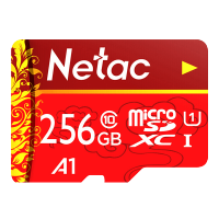 朗科（Netac）256GB TF（MicroSD）存储卡 A1 U1 C10 经典国风版 读速100MB/s 行车记录仪&手机专用内存卡