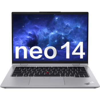 ThinkPad neo 14 2022锐龙版R7标压14英寸商务办公轻薄笔记本电脑2.2K高色域 R7-6800H 16G 512G 00CD晨雾灰