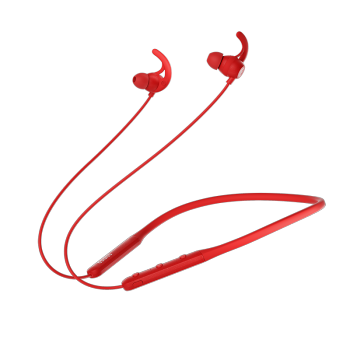 漫步者（EDIFIER）W280NB 主动降噪 蓝牙运动耳机 颈挂式耳机 手机耳机 入耳式降噪耳机 红色