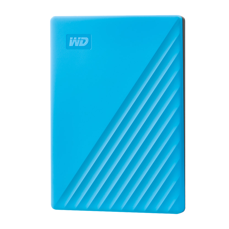 西部数据(WD) 4TB 移动硬盘 USB3.0 My Passport随行版2.5英寸 蓝 机械硬盘 手机笔记本电脑外接存储 兼容Mac