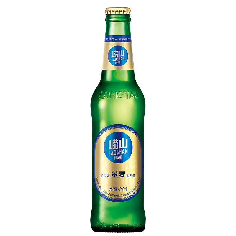 beer)啤酒 plus会员:laoshan beer 崂山啤酒 青岛崂山啤酒经典金麦