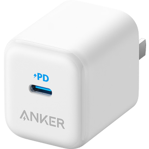 ANKER安克 苹果充电器Nano PD快充20W充电头 iPhone 14/13/12 /11pro/SE2/Xs/XR/8小米/iPad插头白A2678