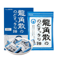 龙角散滋润嗓子缓解不适润喉糖经典原味70g*6袋草本薄荷糖 教师节礼物