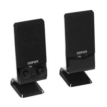 漫步者（EDIFIER）R10U 2.0声道电脑音响音箱 台式机笔记本桌面音响 黑色