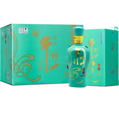 牛栏山二锅头百年白酒42度顺水浓香型白酒年货送礼500ml6瓶整箱装含