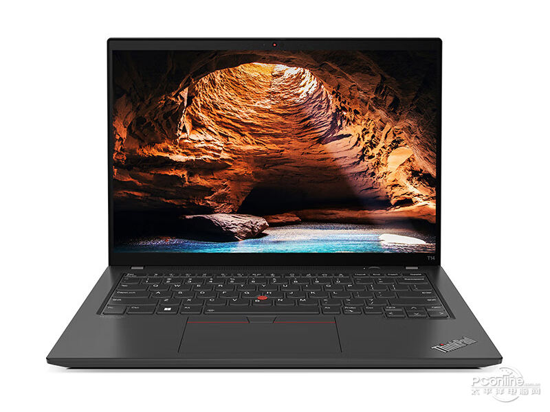 联想 ThinkPad T14 2023(酷睿i5-1340P/16GB/512GB/2.2K) 前视