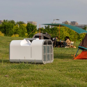 #618好物嗨购节#夏日露营新装备，享受凉爽就这么简单，优巧可移动空调使用评测