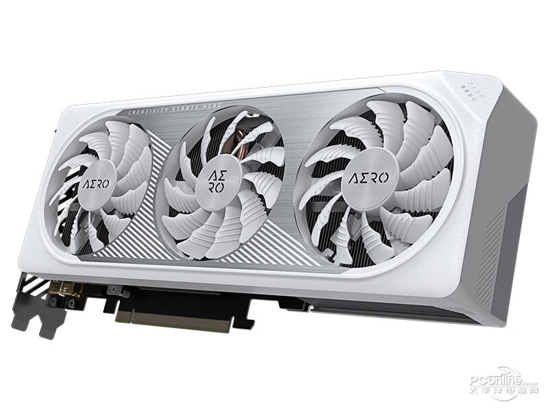 技嘉GeForce RTX 4060 Ti  AERO OC 8G 45度正面