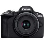Canon 佳能 EOS R50 系统相机 + RF-S 18-45 是 STM 镜头 + RF-S 55-210mm F5-7.1 是 STM\\u2014无反光镜相机