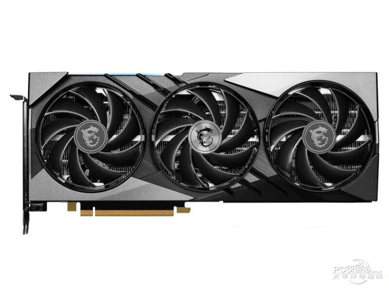 微星GeForce RTX 4070 Ti GAMING X SLIM 12G 正面