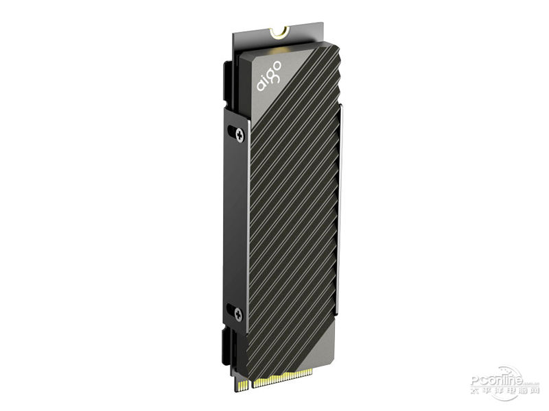 aigo P5000竞速版 1TB M.2 SSD 45度正面