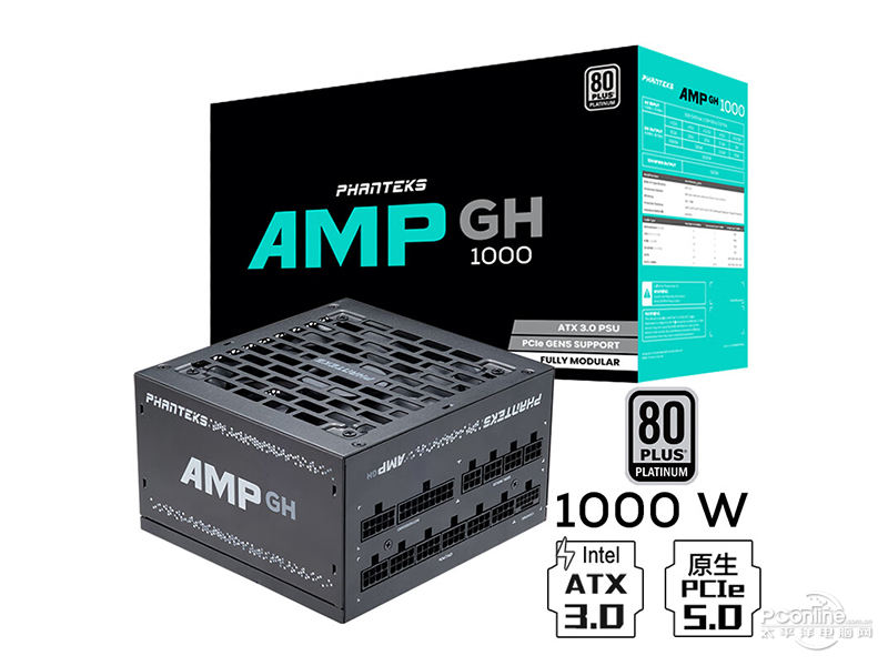 追风者AMP GH白金全模组 1000W 主图