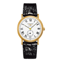 LONGINES 浪琴 瑞士手表 时尚系列 机械皮带男表 L48052112