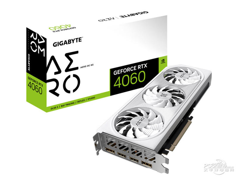 技嘉GeForce RTX 4060 AERO OC 8G