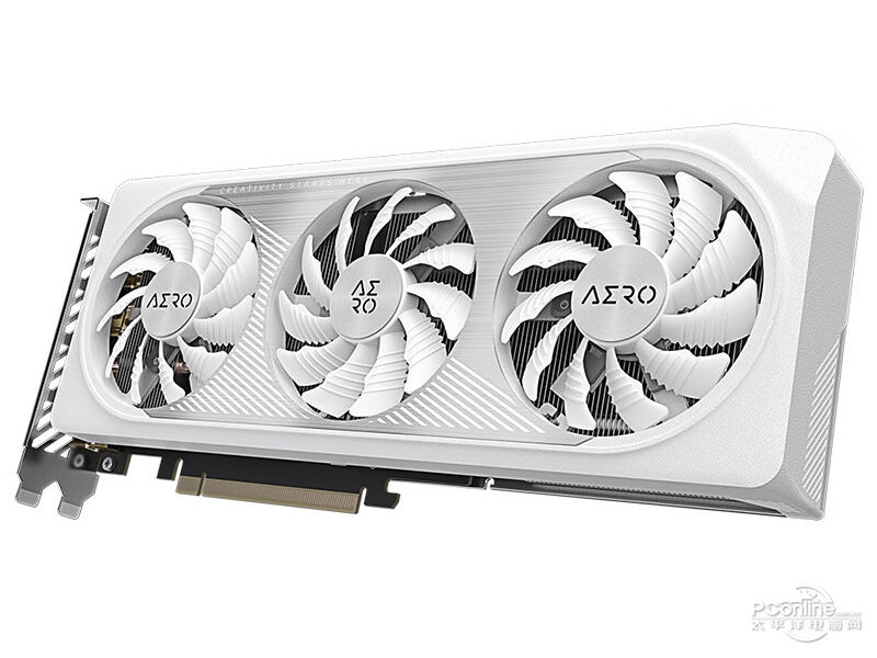 技嘉GeForce RTX 4060 AERO OC 8G45度正面