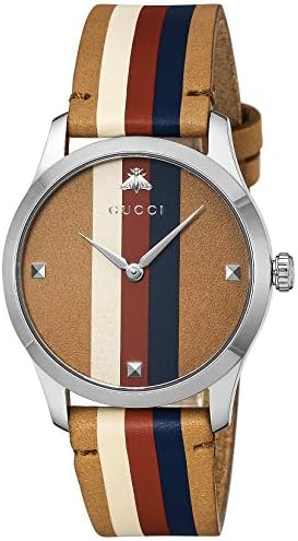 gucci 古驰 g timeless系列 手表 棕色 ya1264078 30959元