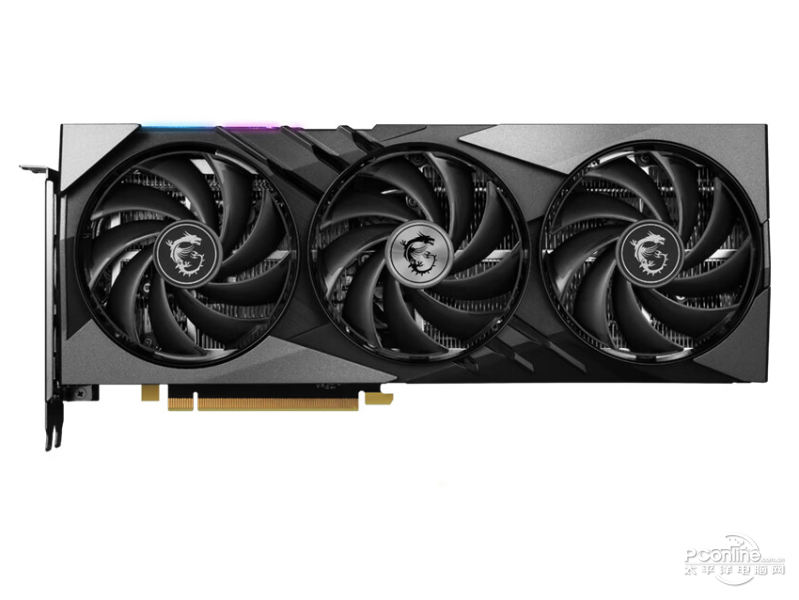 微星GeForce RTX 4060 Ti GAMING X SLIM 16G 正面