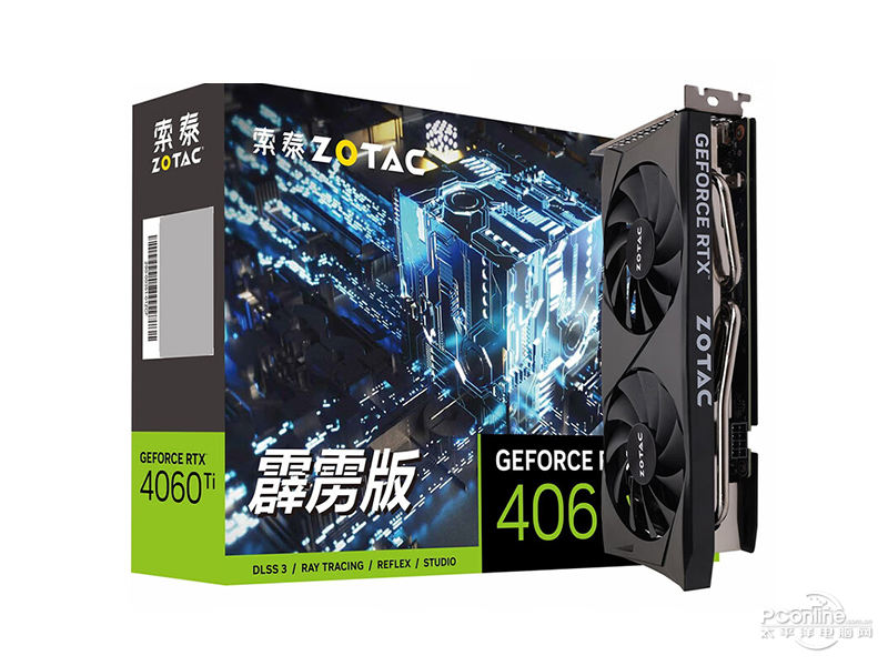 索泰RTX4060Ti-8GB 霹雳版 OC HA