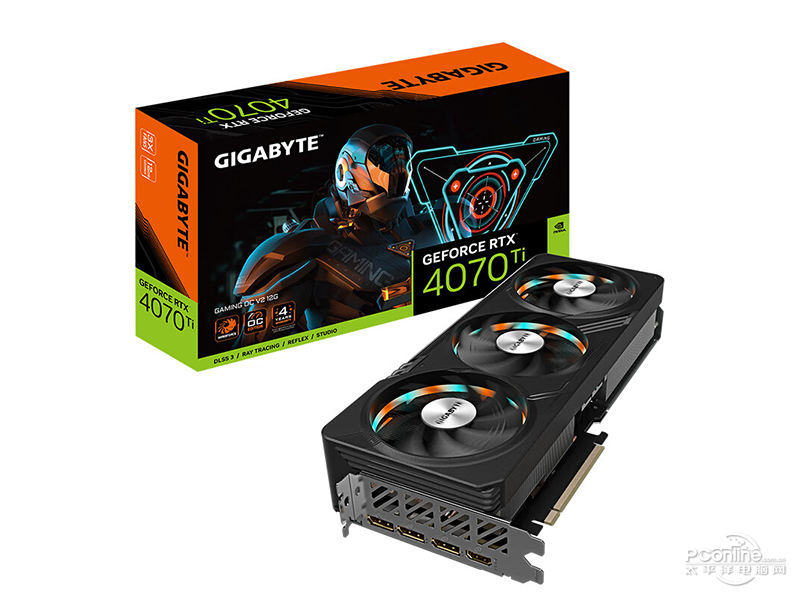 技嘉GeForce RTX 4070Ti Gaming OC V2 12G配盒图