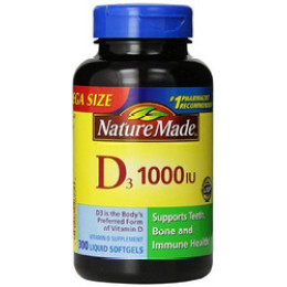Nature Made 维生素D3 软胶囊，300粒