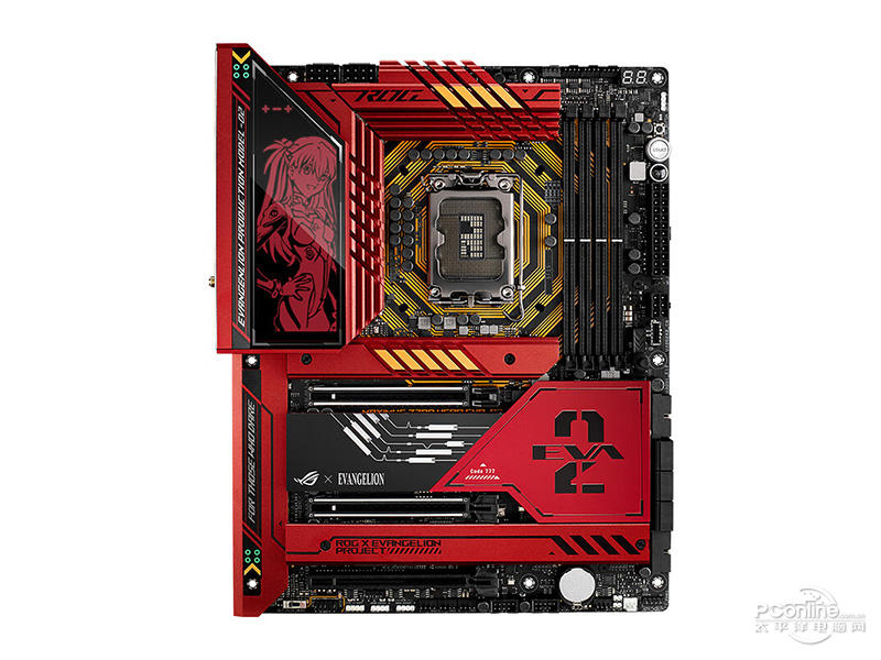 华硕ROG MAXIMUS Z790 HERO EVA-02 正面