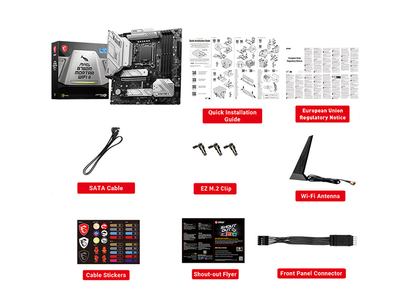 ΢MAG B760M MORTAR WIFI II DDR5ͼ