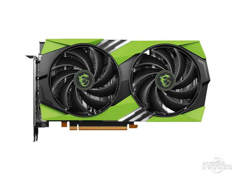 微星GeForce RTX 4060 GAMING X NV EDITION 8G 正面