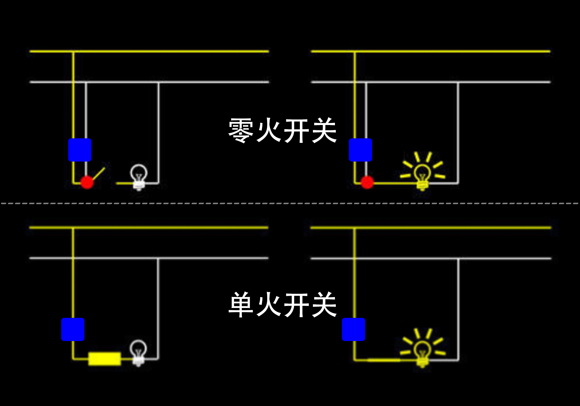 小米智能开关接线图图片