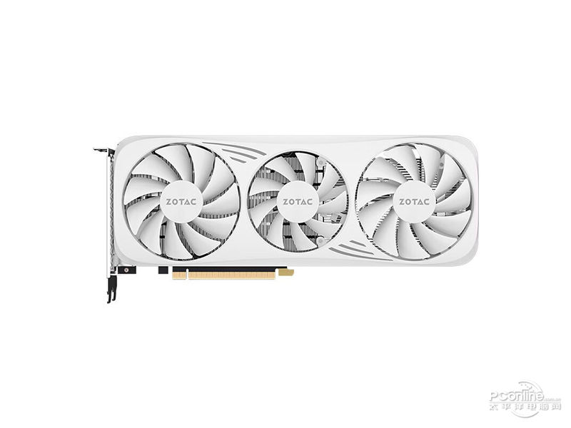 索泰GeForce RTX 4060-8GB OC 月白 正面